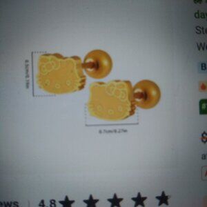 💲3⃣▶ Hello Kitty Earring Studs